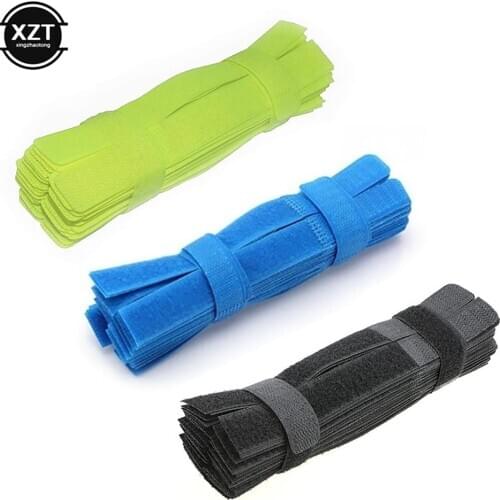 50PCS Colorful Cable Organizer Management Straps Fastening Wraps Cable Winder Ties Wire Holder for Computer Charger USB Cabo