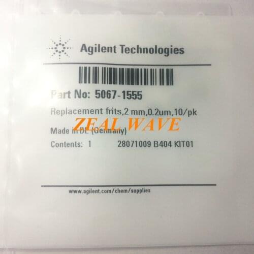 5067-1555 Replacement Frits 2 mm 0.2um 10pk Agilent Replacement Filter