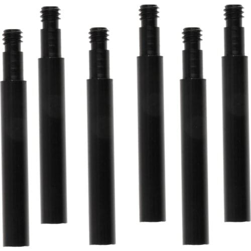 6pcs MTB Valve Extenders Extension Presta 40mm Aluminum Alloy