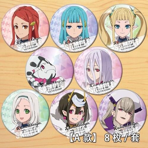 Anime So I'm a Spider, So What？Kumo desu ga, Nani ka? badge Acrylic Buttons