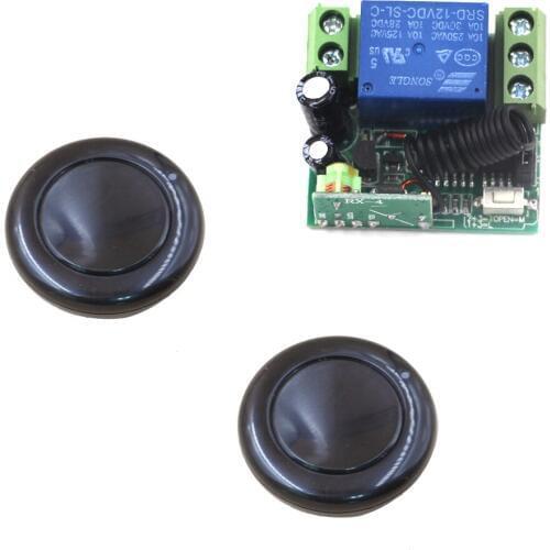 RF Wireless Remote control Switch RF Remote Switch System Radio Control ON/OFF Mini Receiver +2 Transmitter For Lighting Lamp