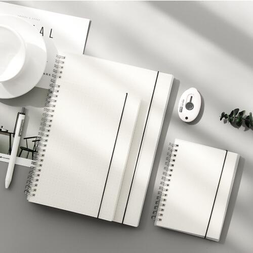 A5 A6 Spiral To Do List Book Coil Notebook Line Dot Blank Grid Paper Journal Diary Sketchbook for School Office Stationery