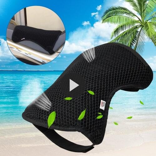 Motorcycle Seat Cover Universal Waterproof Cushion Protect Sunscreen Prevent Bask Seat Cool Cover Sun Pad 3D Mesh R1200gs MT09