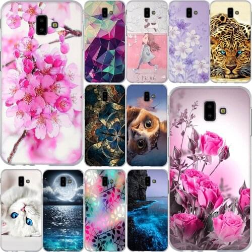 Phone Case For Samsung Galaxy J6 Plus Case Cover Soft TPU funda For Samsung Galaxy J6Plus Silicon Case For Samsung J6 Plus Capa