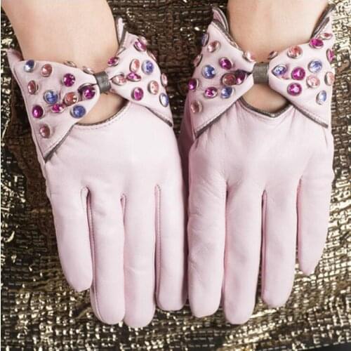 Женские кожаные перчатки DANCING WINGS China At AliExpress