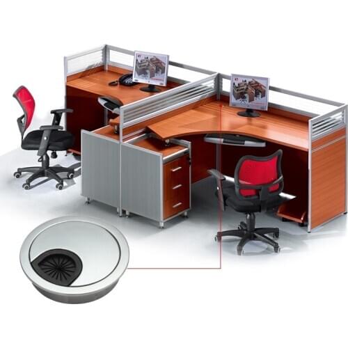 2019 Free shipping silver color running cable cuby for furniture wire management use