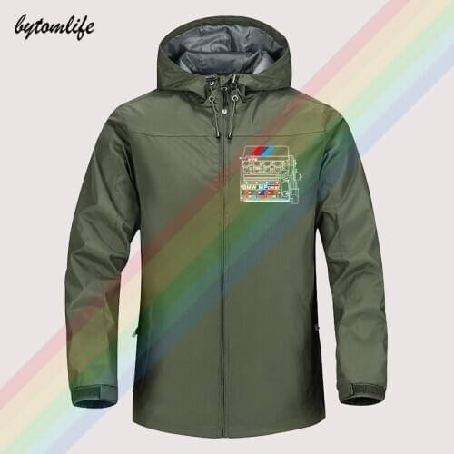 BMW R1200 GS Adventure Motorcycle Winter Jacket Men Lightweight Hooded Zipper Waterproof Coat Windproof Outdoor Asian Size