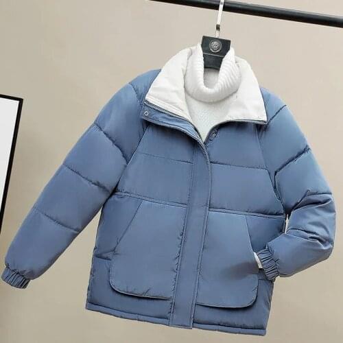2021 New Winter Jacket High Quality stand-callor Coat Women Fashion Jackets Winter Warm Woman Clothing Casual Parkas