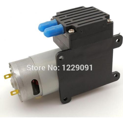 9v 12v 24v dc small air pump oil free diaphragm vacuum pump with brush motor