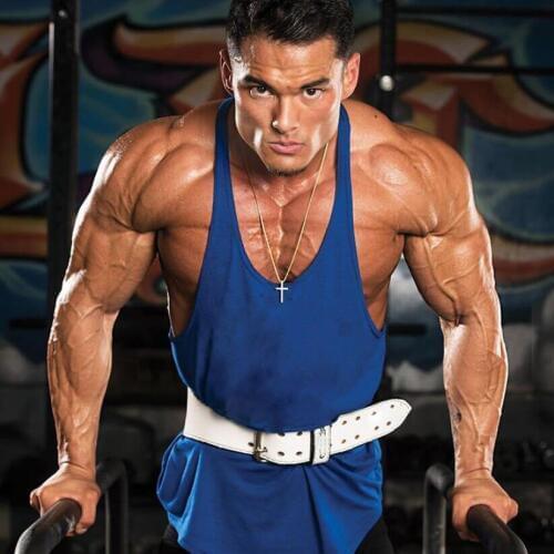 Solid Cotton Muscle Undershirt Clothing Bodybuilding Tank Tops Men Gyms Shirt Fitness Clothing Vest Singlet Sleeveless Shirt