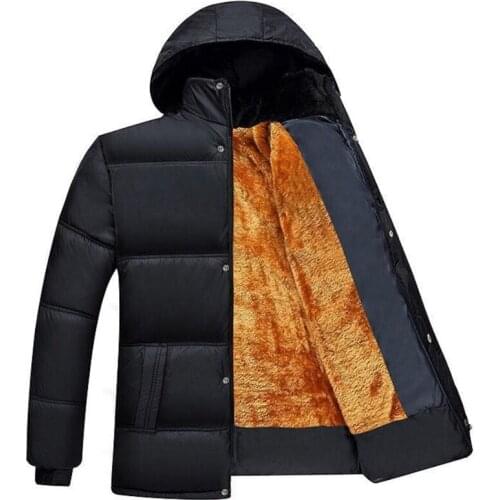 Wholesale Mens Jackets wool liner Men Cotton Padded Jackets Thicken Jacket Coat Parkas High Quality Men Jacket Outwear