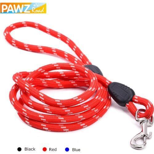 Dog Collars & Leads Training Walk Pet Lead Rope 160cm Long Durable Strong Nylon Dog Puppy Leash 3 Colors Cat Leads Walking Leash