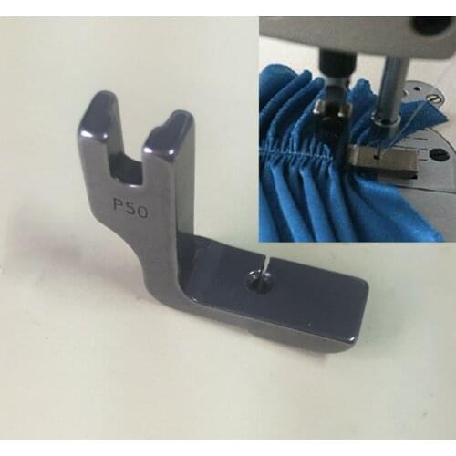 P50 Industrial sewing machine fittings pleated sewing machine presser foot flat wrinkled presser foot steel