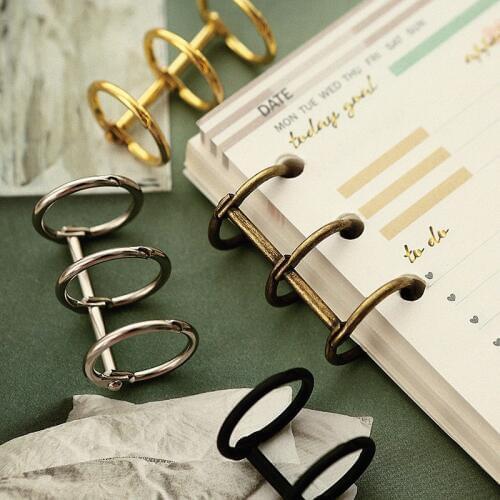 Metal Buckle Binding Ring Metal Binder Rings Binder Metal Rings For Binders 3 Ring Binder Office Accessories Office