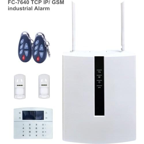 Focus industrial Alarm Syste FC-7640 ABS RJ45 Ethernet TCP/IP Smart Home Alarm GSM Security Alarm System with 128 wired bus zone