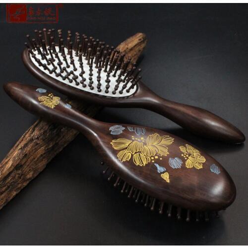 Ebony Green Ebony Boutique gilt head airbags comb massage comb cushion comb hair comb big board