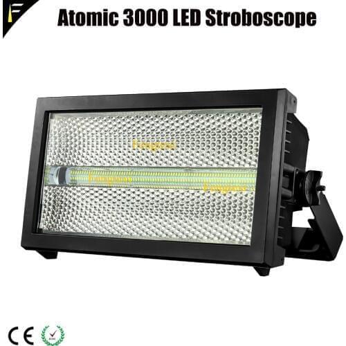 Dj Stage Show Blinder Strobe Aura Effect Light Atomic LED 3000 Double Array 228xWhite&64xRGB LED Stroboscope Flash Lights