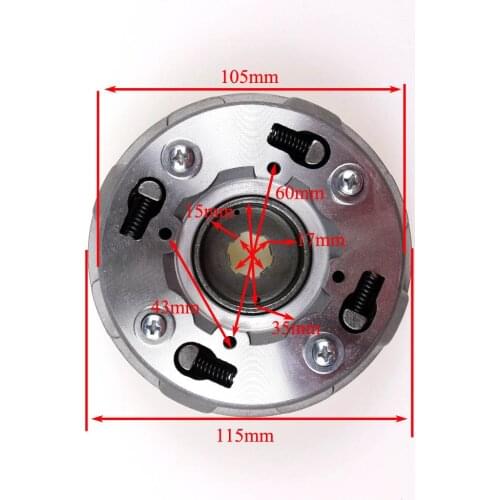 ASSEMBLY QUAD CLUTCH SEMI AUTOMATIC ONLY For 70cc 110cc 125cc CHINESE ATV XR Z50 CT70 CRF50 TRX 50 70