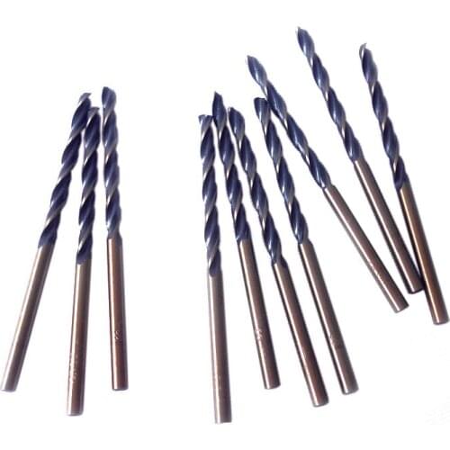 Wholesale SIJIBOSI 10PC 3.0x61mm HSS Straight Shank Twist Drill Bits HRC65-68