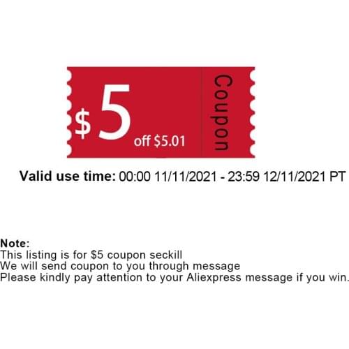 Vnox only for paying $5 Coupon , don't include any product