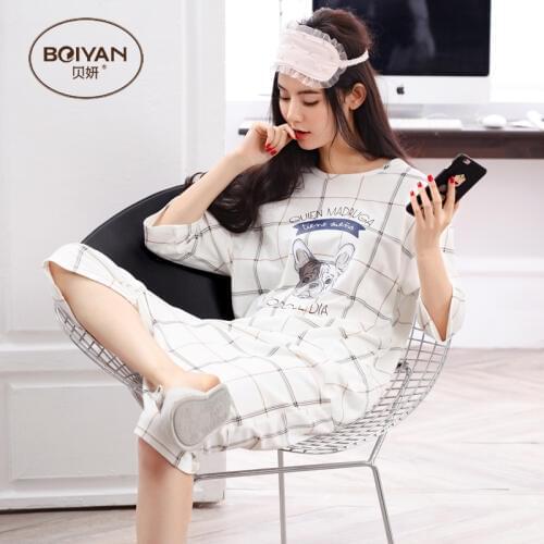 Женские ночные сорочки с рукавами YEYAN China At AliExpress