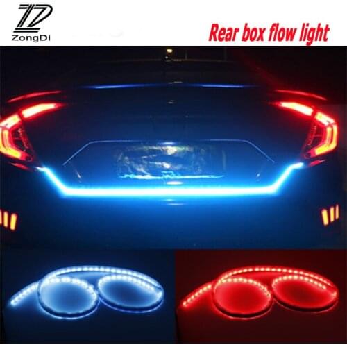 ZD Car Trunk Tail Turn Signals Brake Warning Lamp Strobe Light For VW Passat B5 B6 Polo Golf 4 5 Chevrolet Cruze Lada Granta RAM