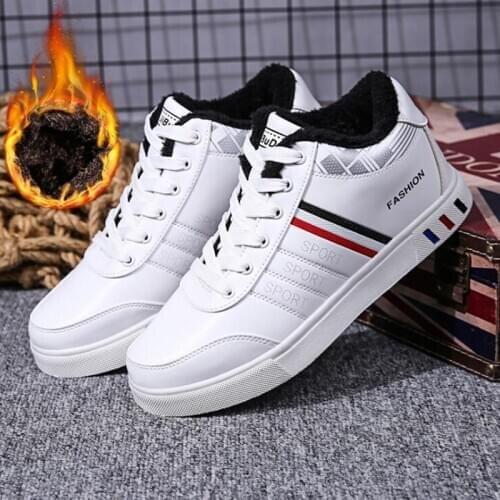 Winter Men Casual Shoes Ankle Boots White Sneakers Men Shoes Comfort Chunky Sneakers Mens Shoes Short Boots