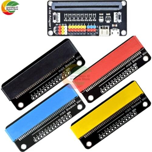 For BBC Micro:bit Breakout Breadboard Adapter Plate Breakout Mini Module Microbit Development Expansion Board