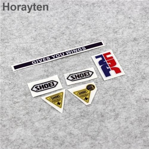 1 set Car Styling Decals give you wings HRC Motorcycle Racing Bike Helmet Stickers