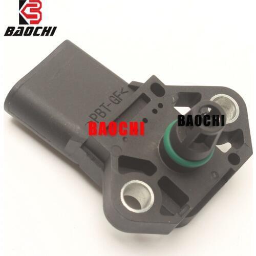 5PCS 038906051B ABS Plastic MAP Sensor Manifold Air Pressure Sensor for Audi A4 Skoda Octavia Seat Ford Golf Octavia 0281002399