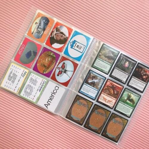 30 Pages Card Album 270 Capacity Game Card Album Business Card Holder Transparent Pocket Game Card Collection Storage Book