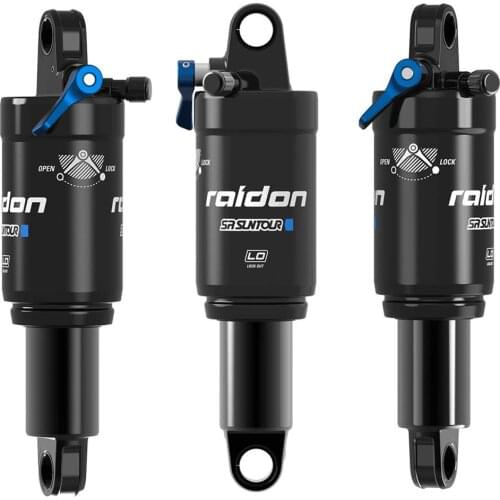 Bike Bicycle Shock For Mountain Downhill Bike Mtb Suspension Air Rear Shock With Lockout 165/190/200mm Cycling Accessories Parts