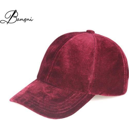 New Brand Mens Velvet Dad Hat Snapback Baseball Cap For Women Solid Color Bone Caps Adjustable Hip Hop Hats Girl Winter Has