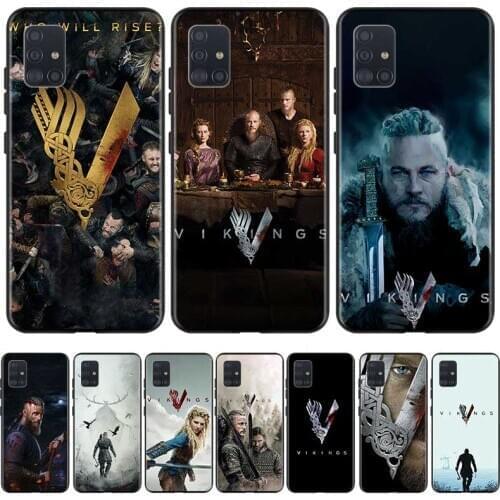 Silicone Case For Samsung Galaxy A51 A71 A50 A70 A10 A20e A30 A40 A21s A41 A31 Back Cover Fundas Ragnar Lothbrok Vikings Coque