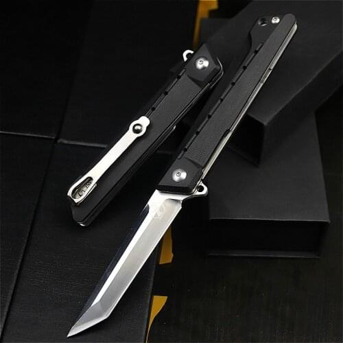 DeHong high-end brand D2 steel multi-function outdoor sharp hunting knife tactical folding knife portable pocket knife