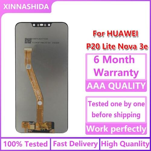 For HUAWEI P20 Lite LCD With Frame For Nova 3e Touch Screen Pantalla For HUAWEI P20 Lite Display ANE-LX1 ANE-LX3 LCD