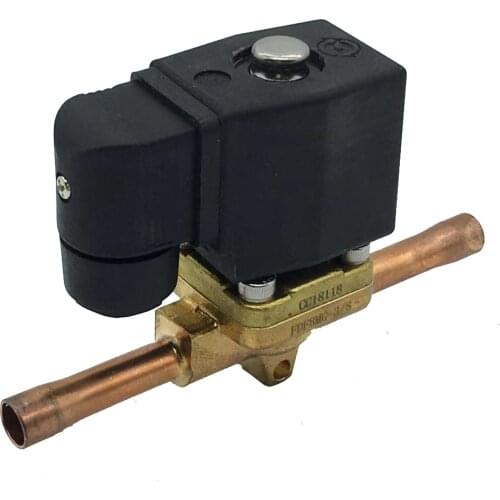 4.5MPa high quality 0.8m3/h solenoid valve can hold on -40'C low temperature refrigerant, sucha as R23 or R170 in cascade units