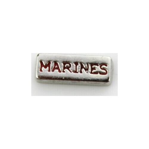 Hot selling 20pcs/lot mix color marines floating charms living glass floating memory lockets