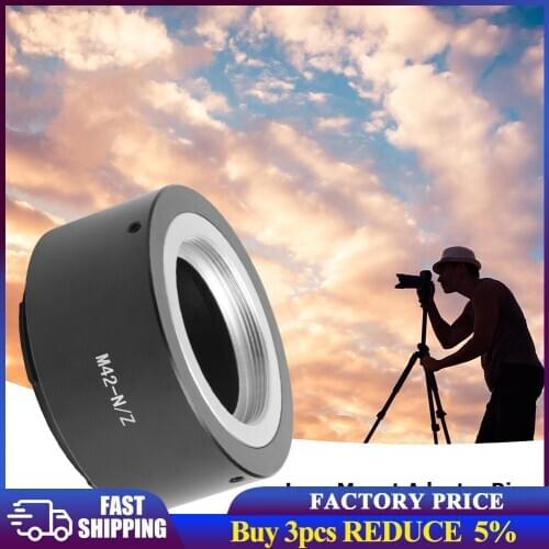 M42-NZ High Precision Lens Mount Adapter Ring Aluminium Alloy for M42 Lens to for Nikon Z Mount Mirrorless Camera