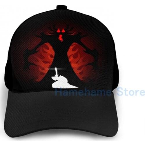 Fashion Samurai Jack vs Aku Basketball Cap men women Graphic print black Unisex adult hat