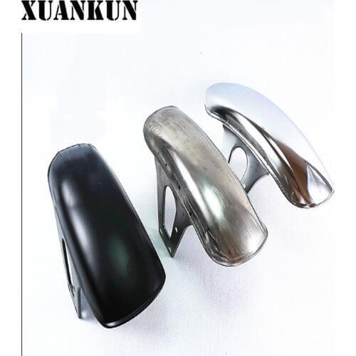 XUANKUN Motorcycle Refitted Front Mud Tile Short Tile Block Metal Car Short Tile before Refitting