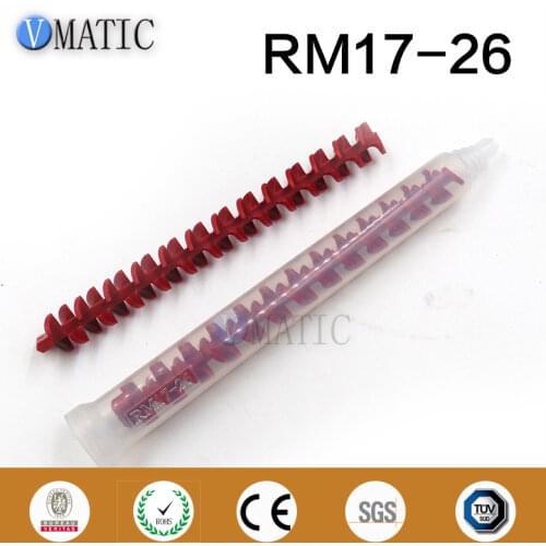 Free Shipping Free Quality 5Pcs Resin Static Mixer RM17-26 Mixing Nozzles For Duo Pack Epoxies
