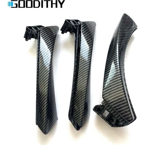 New E90 Door Carbon Fiber Handle with Cover Replacement For BMW 3 series E90 E91 E92 316 318 320 325 328i