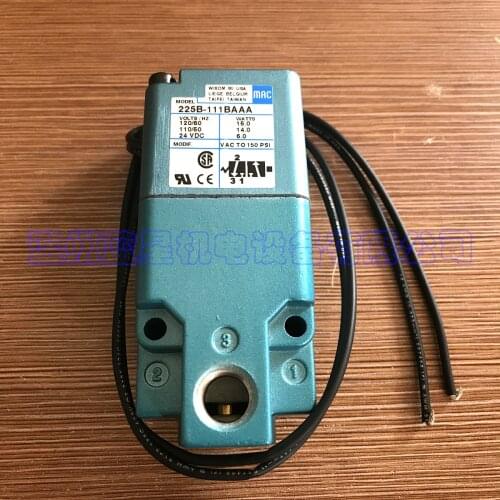 New American high speed solenoid valve 225B-111BAAA