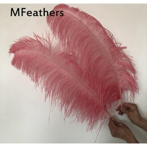 Dyed Water Melon Ostrich Feather 65-70cm 70-75cm AAA Quality Ostrich Plumas With Thick Rod Christmas Halloween Carnival Decorate