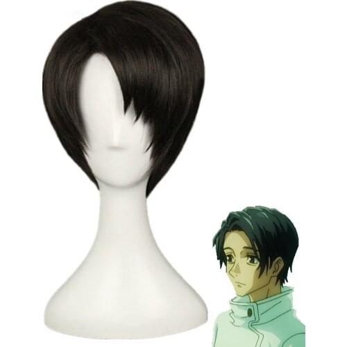 Anime Jujutsu Kaisen Cosplay Wig Yuta Okkotsu Short Heat Resistant Synthetic Hair Wigs