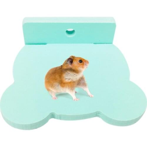 Hamster Platform Plastic Small Animal Platform Bird Stand Platform Hamster Cage Toys Accessories for Rabbit Guinea Pig Rats