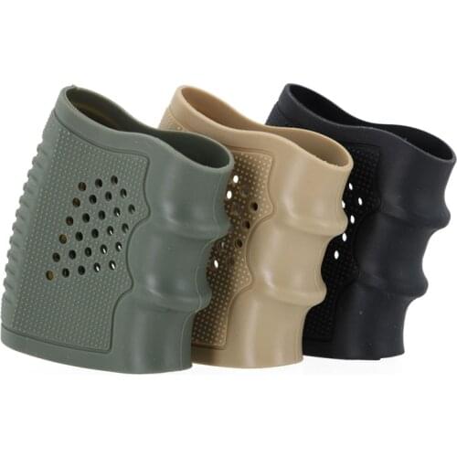 Anti-Slip Tactical Handgun Rubber Protect Cover Grip Glove Tactical Holster for Glock Hunting Black Gun Accesories