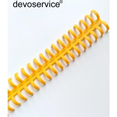 25 Hole Transparent Plastic Binding Ring Loose-leaf Binding Ring Single Not Scrape Hand Porous Loose Leaf Porous Ring Loose Cut