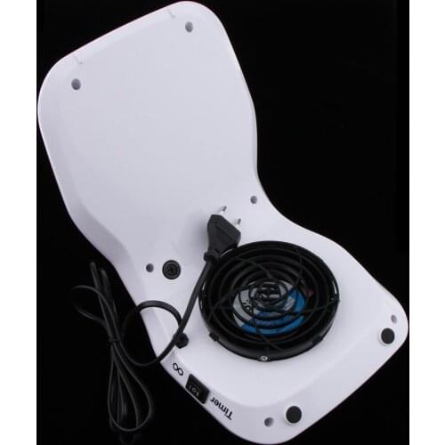 Salon Nail Art Dust Suction Collector Manicure Duster Clean Machine Pink EU